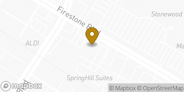 Map showing the location of Kids Foot Locker in Downey, CA 90241