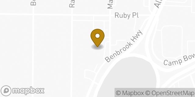 Map showing the location of Marquita KinderCare in Fort Worth, TX 76116