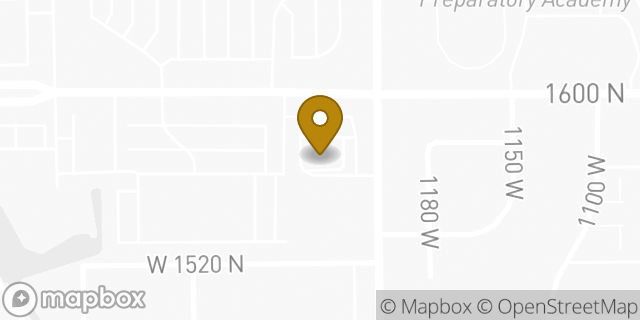 Map showing the location of Amazon Locker - Rachana in Orem, UT 84057