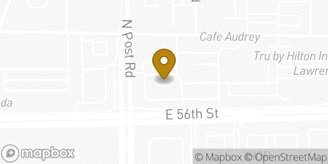 Map showing the location of CVS Pharmacy in Indianapolis, IN 46216
