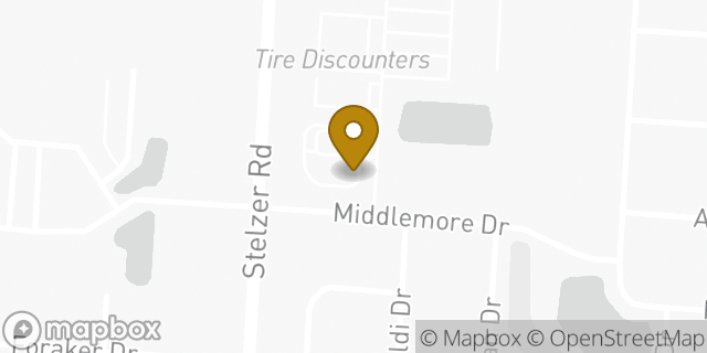 Map showing the location of Starbucks in Columbus, OH 43219