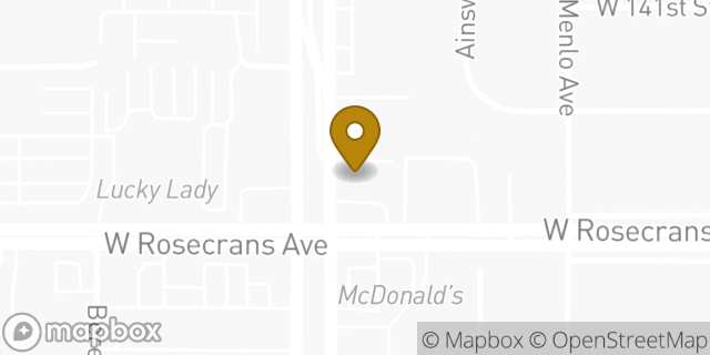 Map showing the location of 7-Eleven in Gardena, CA 90247