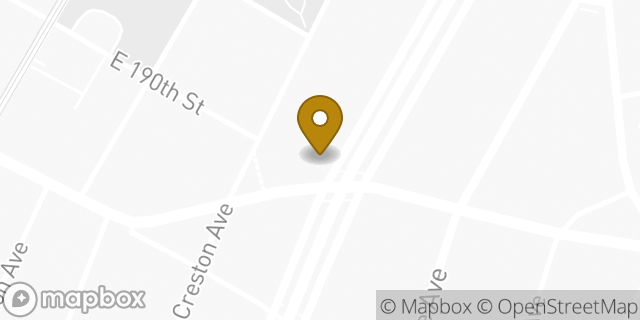 Map showing the location of Amazon Locker - Zoeh in Bronx, NY 10468
