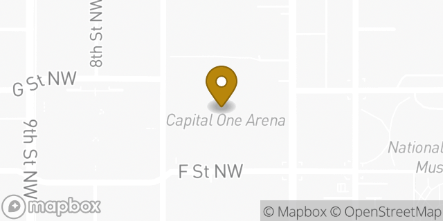 Map showing the location of Chipolte in Washington, DC 20004