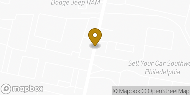 Map showing the location of Uber Philadelphia in Philadelphia, PA 19153