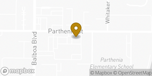 Map showing the location of McDonald's in North Hills, CA 91343