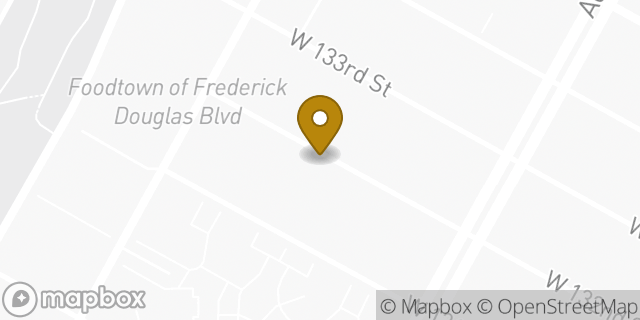 Map showing the location of American Legion Post 398 in New York, NY 10027