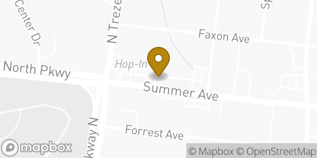 Map showing the location of Subway in Memphis, TN 38112
