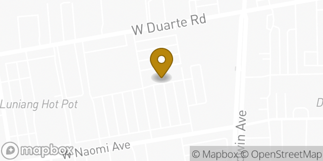 Map showing the location of Subway in Arcadia, CA 91007