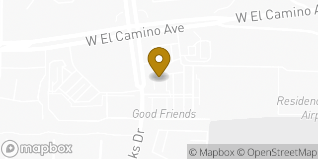 Map showing the location of Starbucks in Sacramento, CA 95833