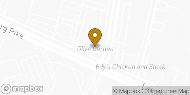 Map showing the location of Olive Garden in Falls Church, VA 22041