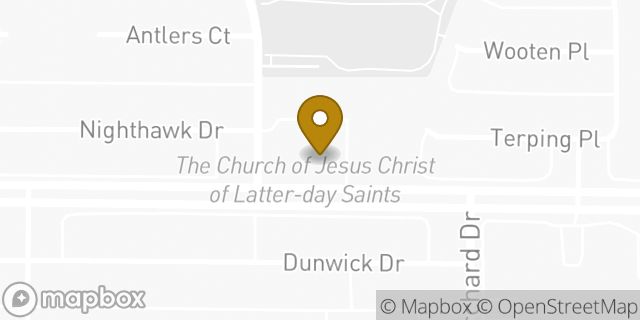 Map showing the location of The Church of Jesus Christ of Latter-day Saints in Plano, TX 75023