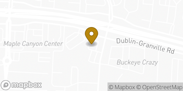 Map showing the location of Baskin-Robbins in Columbus, OH 43229