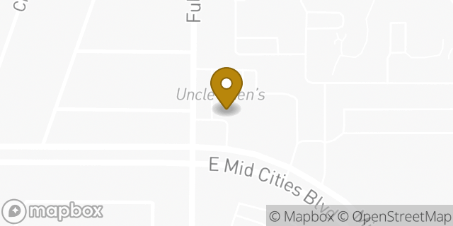 Map showing the location of 7-Eleven in Euless, TX 76039