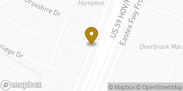 Map showing the location of Hertz in Humble, TX 77338