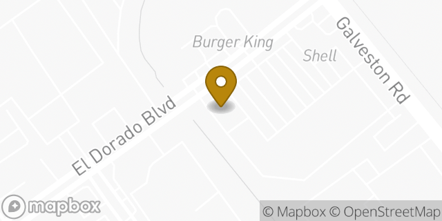 Map showing the location of McDonald's in Webster, TX 77598