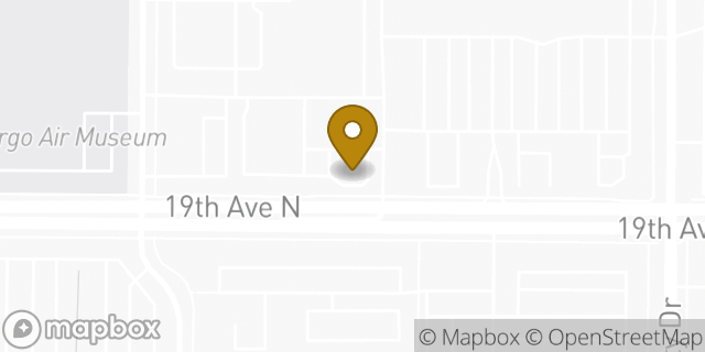 Map showing the location of Subway in Fargo, ND 58102