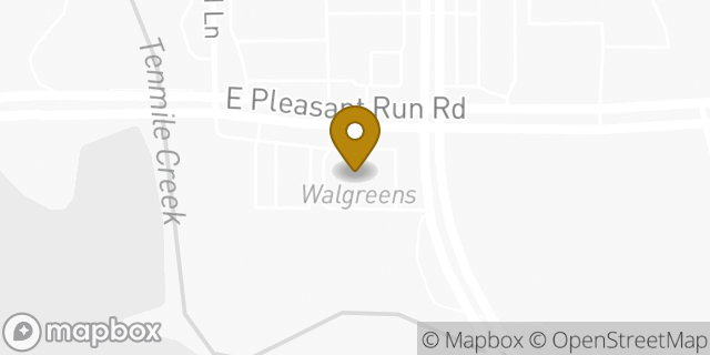 Map showing the location of ATM Walgreens in Desoto, TX