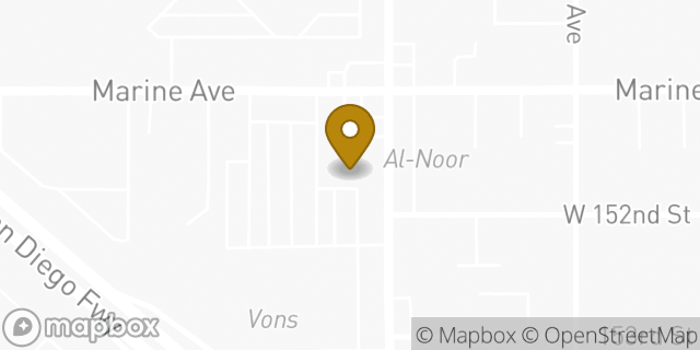Map showing the location of Baskin-Robbins in Redondo Beach, CA 90278