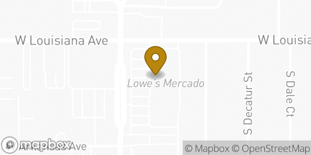 Map showing the location of Amazon Locker - Beca in Denver, CO 80219