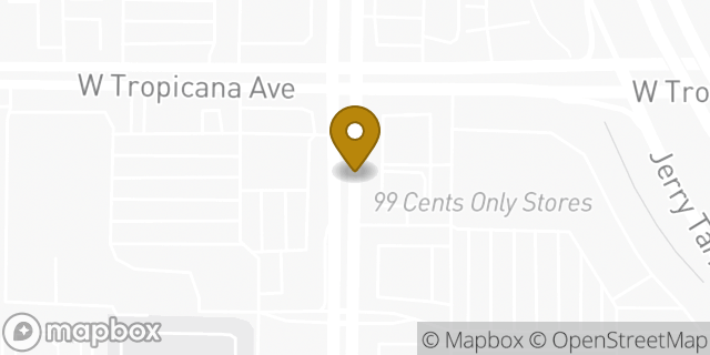 Map showing the location of Starbucks in Las Vegas, NV 89148