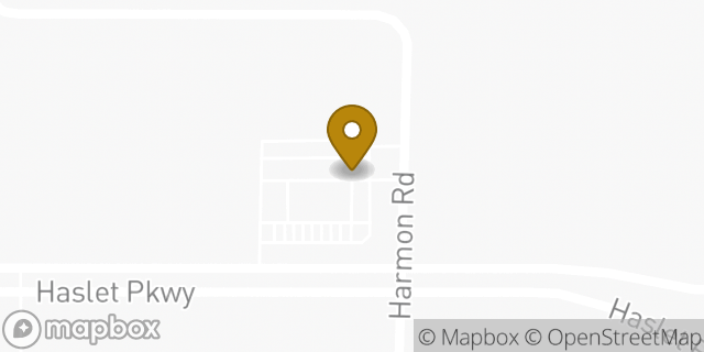 Map showing the location of QuikTrip Store #1861 1425 Haslet Parkway E in Haslet, TX 76052