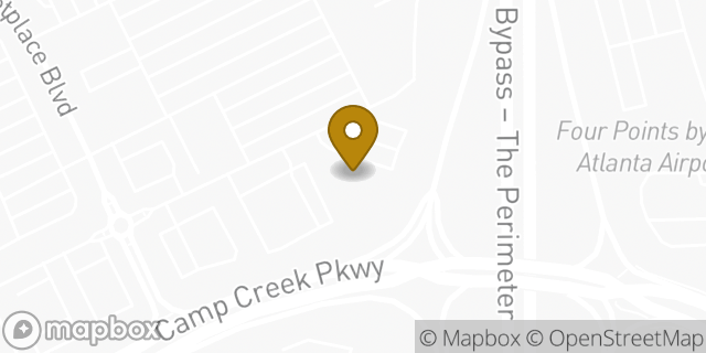Map showing the location of Chipotle Mexican Grill in East Point, GA 30344