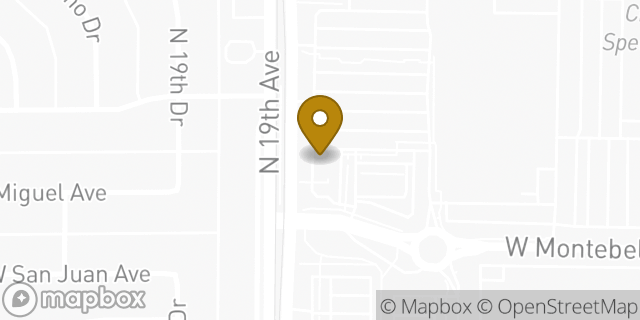 Map showing the location of Chase Bank in Phoenix, AZ 85015