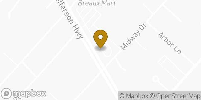 Map showing the location of McDonald's in New Orleans, LA 70123