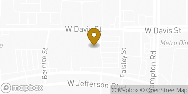 Map showing the location of Amazon Locker - Refutation in Dallas, TX 75211