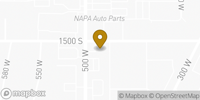 Map showing the location of Amazon Locker - Quiver in Woods Cross, UT 84010