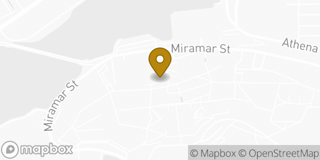 Map showing the location of Amazon Locker - Convex in La Jolla, CA 92037