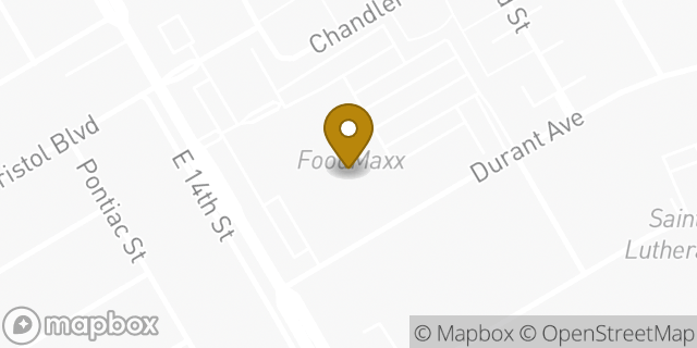Map showing the location of Amazon Locker - Reiv in Oakland, CA 94603
