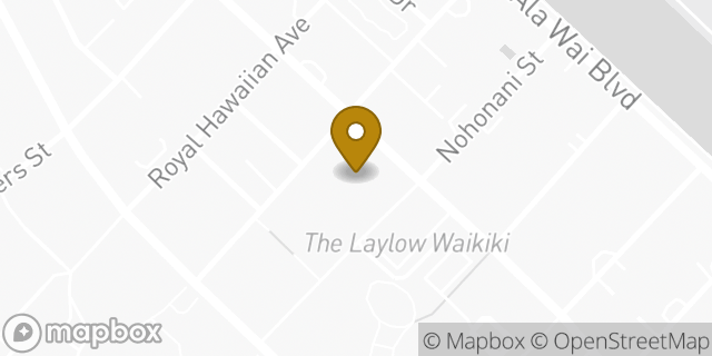 Map showing the location of Enterprise Rent-A-Car in Honolulu, HI 96815