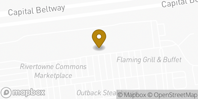 Map showing the location of Amazon Locker - Lavishness in Oxon Hill, MD 20745