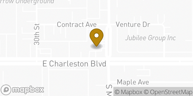 Map showing the location of 7-Eleven in Las Vegas, NV 89104