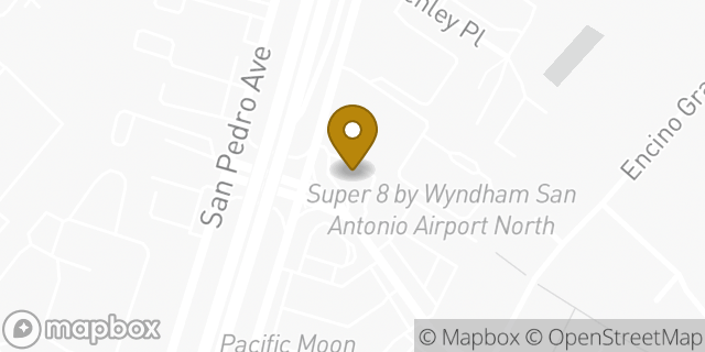 Map showing the location of ATM 7ELEVEN-FCTI in San Antonio, TX 78232