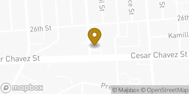 Map showing the location of AutoZone in San Francisco, CA 94110