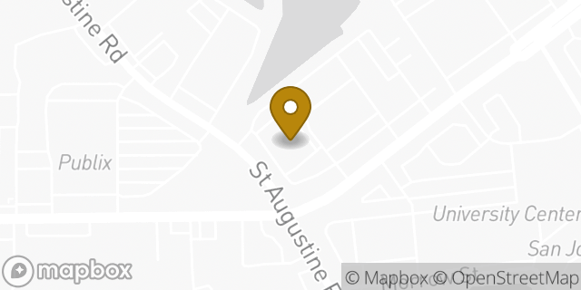 Map showing the location of ATM Walgreens in Jacksonville, FL 32217