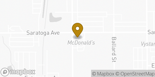 Map showing the location of McDonald's in Jacksonville, FL 32212