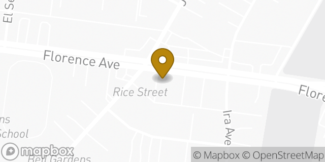 Map showing the location of 7-Eleven in Bell Gardens, CA 90201