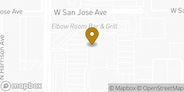 Map showing the location of Banana Republic in Fresno, CA 93704