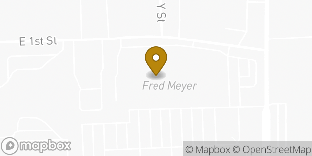 Map showing the location of Starbucks in Vancouver, WA 98661