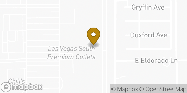 Map showing the location of Levi's Outlet Store in Las Vegas, NV 89123