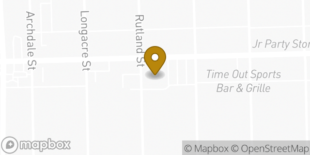 Map showing the location of AutoZone in Detroit, MI 48227