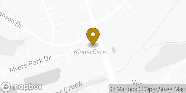 Map showing the location of Providence Road KinderCare in Charlotte, NC 28207