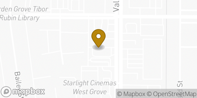 Map showing the location of McDonald's in Garden Grove, CA 92845