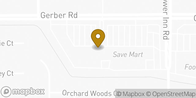 Map showing the location of The UPS Store in Sacramento, CA 95828