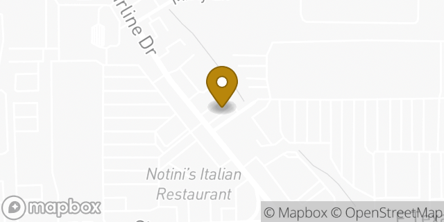 Map showing the location of Subway in Bossier City, LA 71111