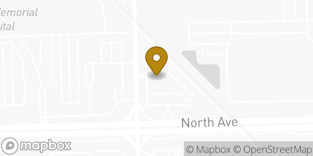 Map showing the location of Amazon Locker - Sabrey in Melrose Park, IL 60160